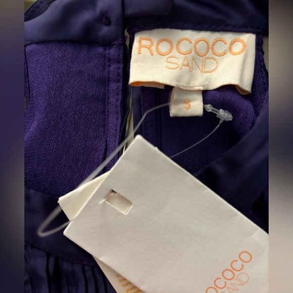 Rococo Sand Short Dress Cassi in Purple - Picture 6 of 6